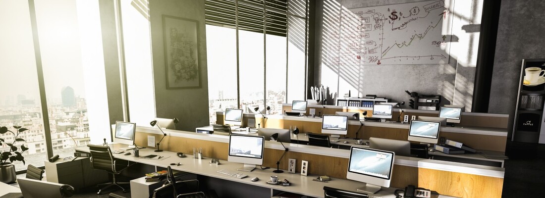 What blinds and roller blinds in public offices?