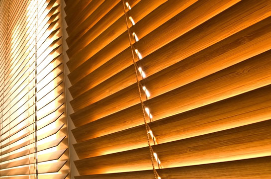 high quality Wooden venetian blinds 25mm, rope ladder