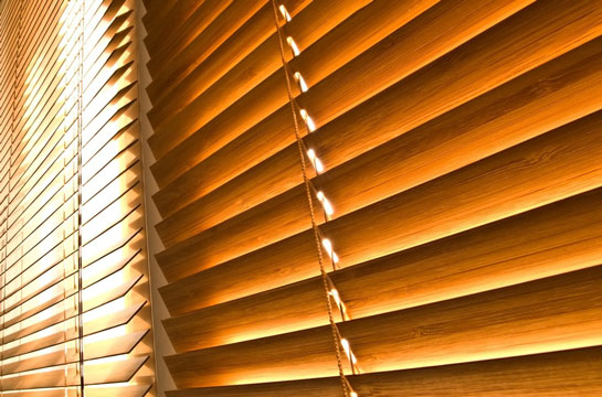 high quality Wooden venetian blinds 25mm, rope ladder