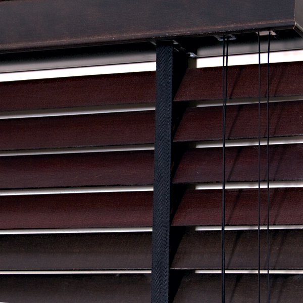 Knall Wooden venetian blinds 25mm, rope ladder