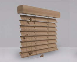 Træpersienner i lejligheden