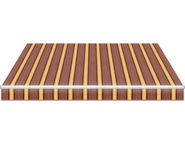 Markise til terrasse hvid