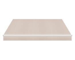 Udendørs markise til terrasse hvid