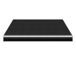 Regntæt, udtrækkelig markise