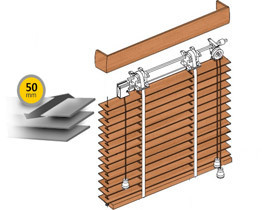 Internal window blinds