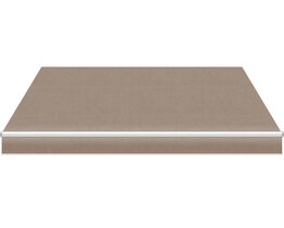 Markise til terrasse hvid