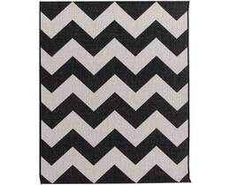 Dywan Modern Chevron sort/beige160x230cm