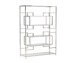 Bogreol Hypnose sølv 115x40x202cm