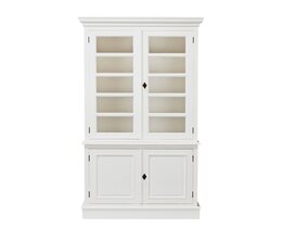 Vitrineskab Milton med 4 hylder 100x40x220cm