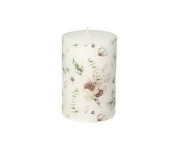 Świeca Bianca 13 cm blomster