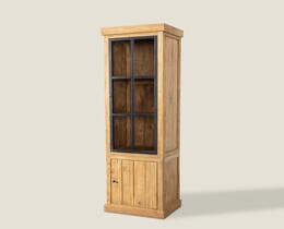 Vitrineskab Harbor og 66x53x221 cm
