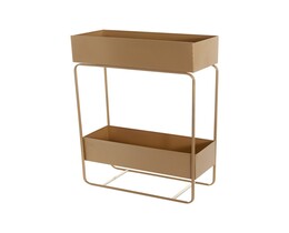 Plantestativ/barskab Wiggo guld 61x25x91cm