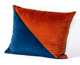Poduszka Patchwork kwadratowa kobberblæk