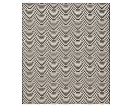Dywan Jersey Home beige/sort 120x170cm
