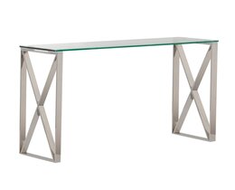 Konsolbord Senso sølv 120x40x80cm