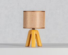 Bordlampe Aloa lysebrun