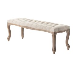 Bænk Isacco creme 114x38x48cm