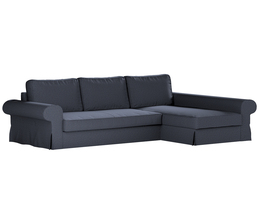 Backabro sovesofa med chaiselongbetræk
