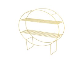 Hyldeholder Chicago guld højde 60,5 cm