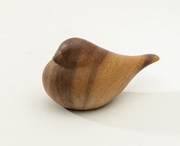 Figur Fugl Mørk I 10x5x6 cm