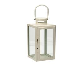 Lampion Metalowy Elegance Hvid 40 cm