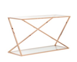 Konsolbord Vertigo rosaguld 120x40x80cm