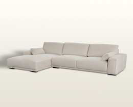 Sofa Silkeborg creme hvid venstre