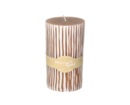 Świeca Renee 15 cm brun