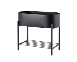 Plantestativ Valery Duo 40x19x45cm sort