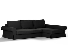 Backabro sovesofa med chaiselongbetræk