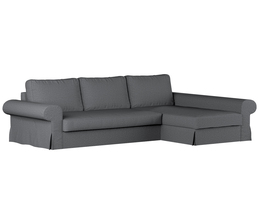Backabro sovesofa med chaiselongbetræk
