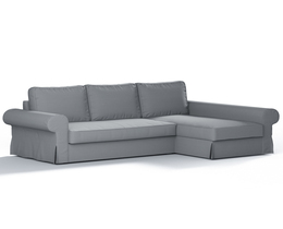 Backabro sovesofa med chaiselongbetræk