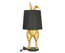 Bordlampe Guld Kanin 74cm