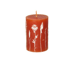 Świeca Giulia 13 cm orange