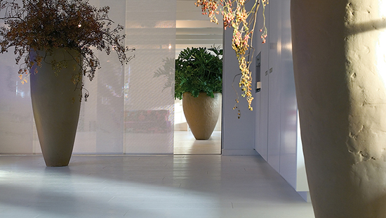 Frithængende indvendige persienner