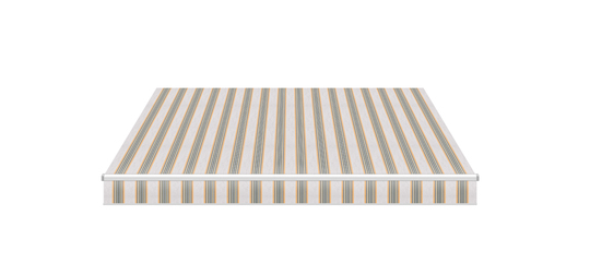 Awning for patio striped