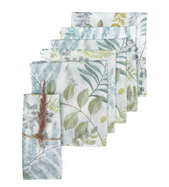 Set napkins 6 pcs 42x42cm Pastel Forest 142-46