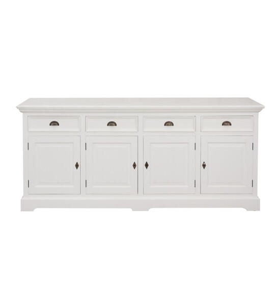 Chest of drawers Brighton 4 doors + 4 drawers white