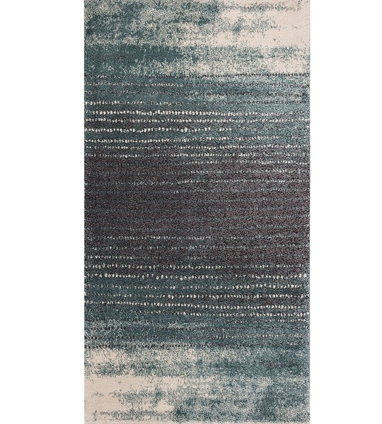 Dywan Modern Teal blue/ dark grey 200x290cm