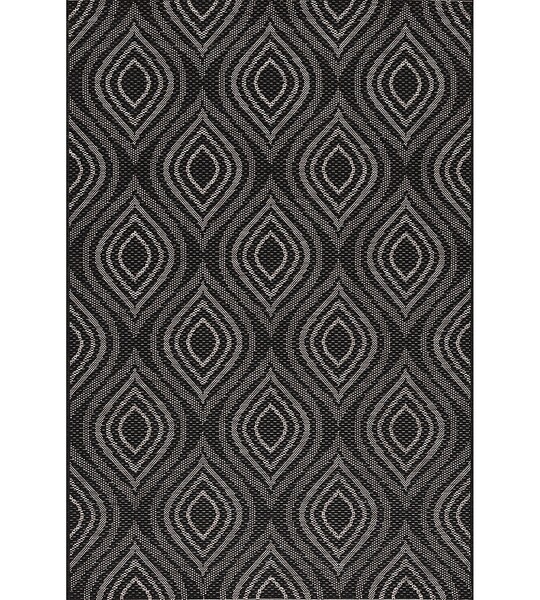 Dywan Breeze black/ clif grey 120 x 170 cm