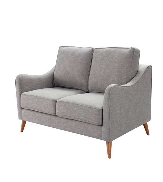 Sofa Venuste grey linen 2-seater