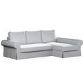 Backabro sofa Bed with Chaise Longue Cover