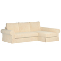 Backabro sofa Bed with Chaise Longue Cover