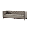 Sofa Velvet Elite grey 3-seater