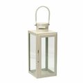 Lampion Metalowy Elegance White 40 cm