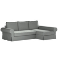 Backabro sofa Bed with Chaise Longue Cover