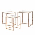 Set of tables Rush rose gold