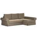 Backabro sofa Bed with Chaise Longue Cover